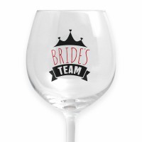 Calice da vino BRIDE'S TEAM per ADDIO AL NUBILATO